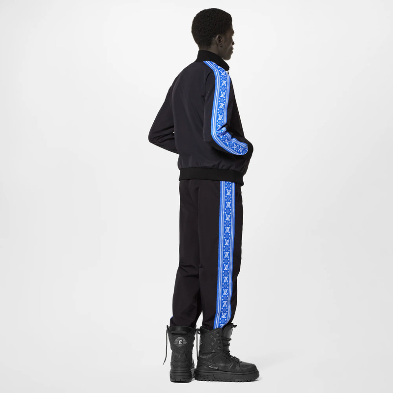 LV Fair Isle Stripes Nylon Tracksuit 3