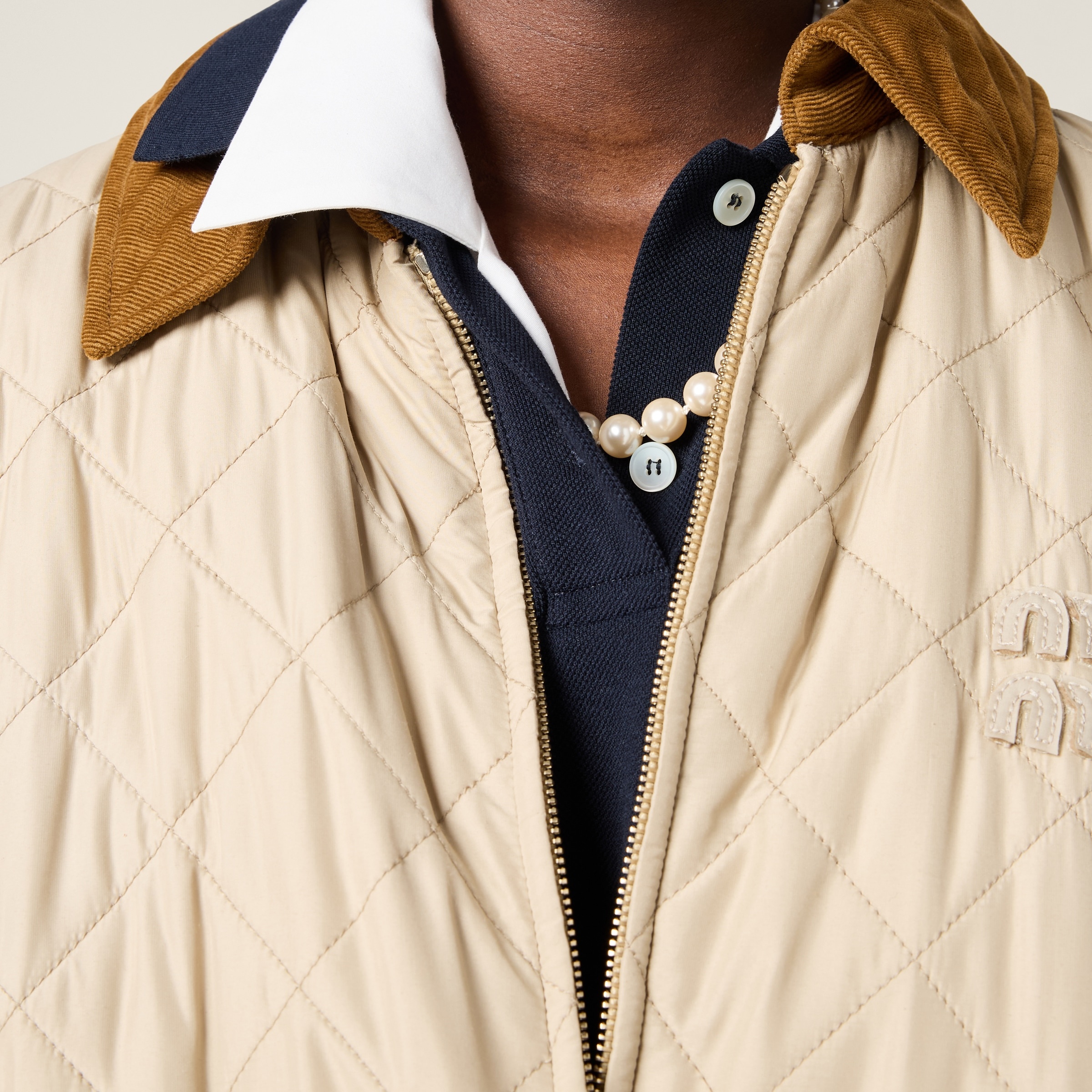 Technical fabric blouson jacket - 4