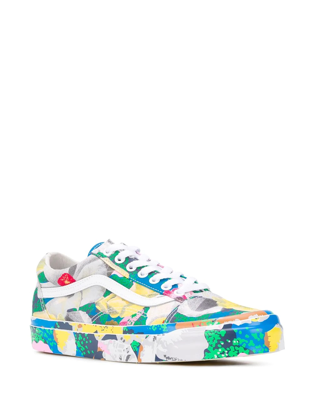 x Vans stylised floral-print Old Skool sneakers - 2