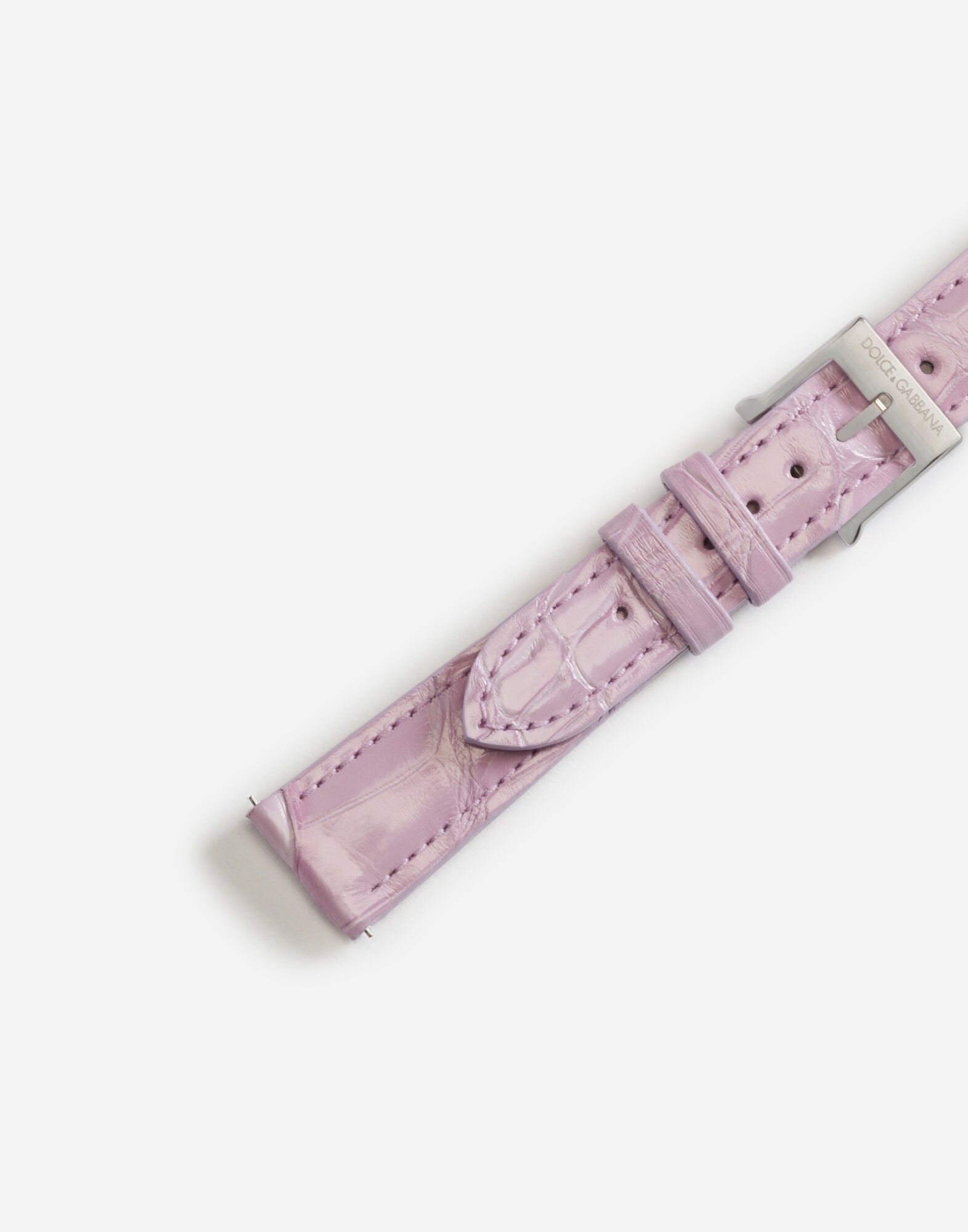 Alligator strap with buckle and hook in steel - 2