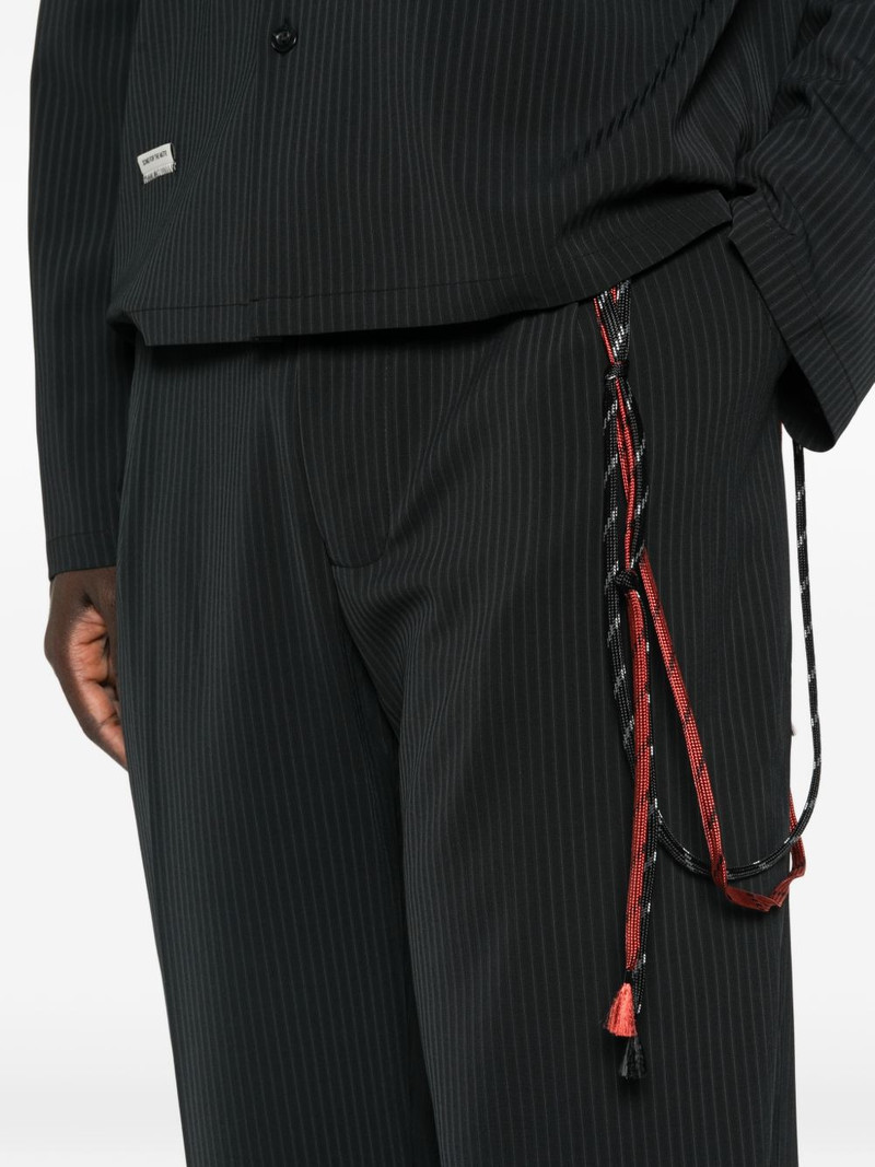 pinstriped keyring trousers 5