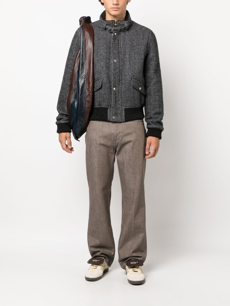Isabel Marant press-stud high-neck bomber jacket outlook