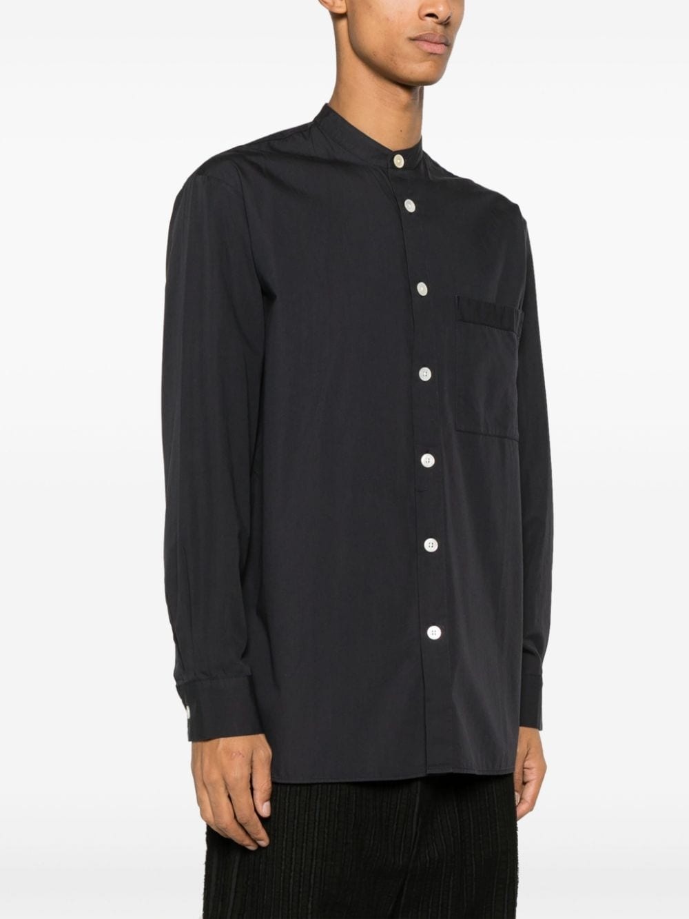 long-sleeve organic cotton shirt - 4