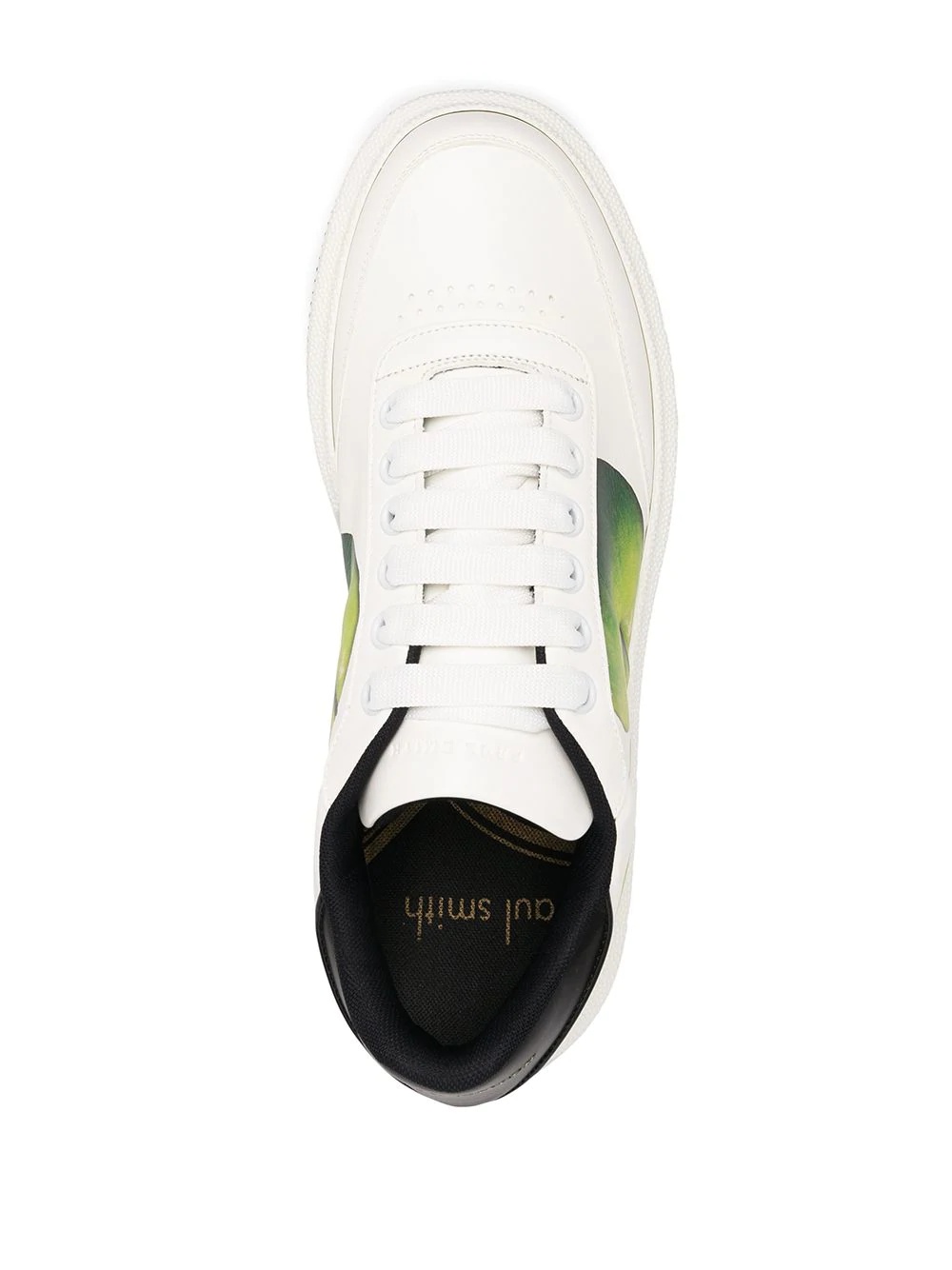 apple print low-top sneakers - 4