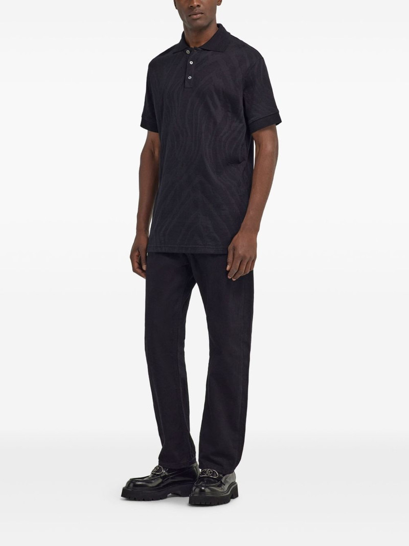 Roberto Cavalli Freedom-print polo shirt outlook