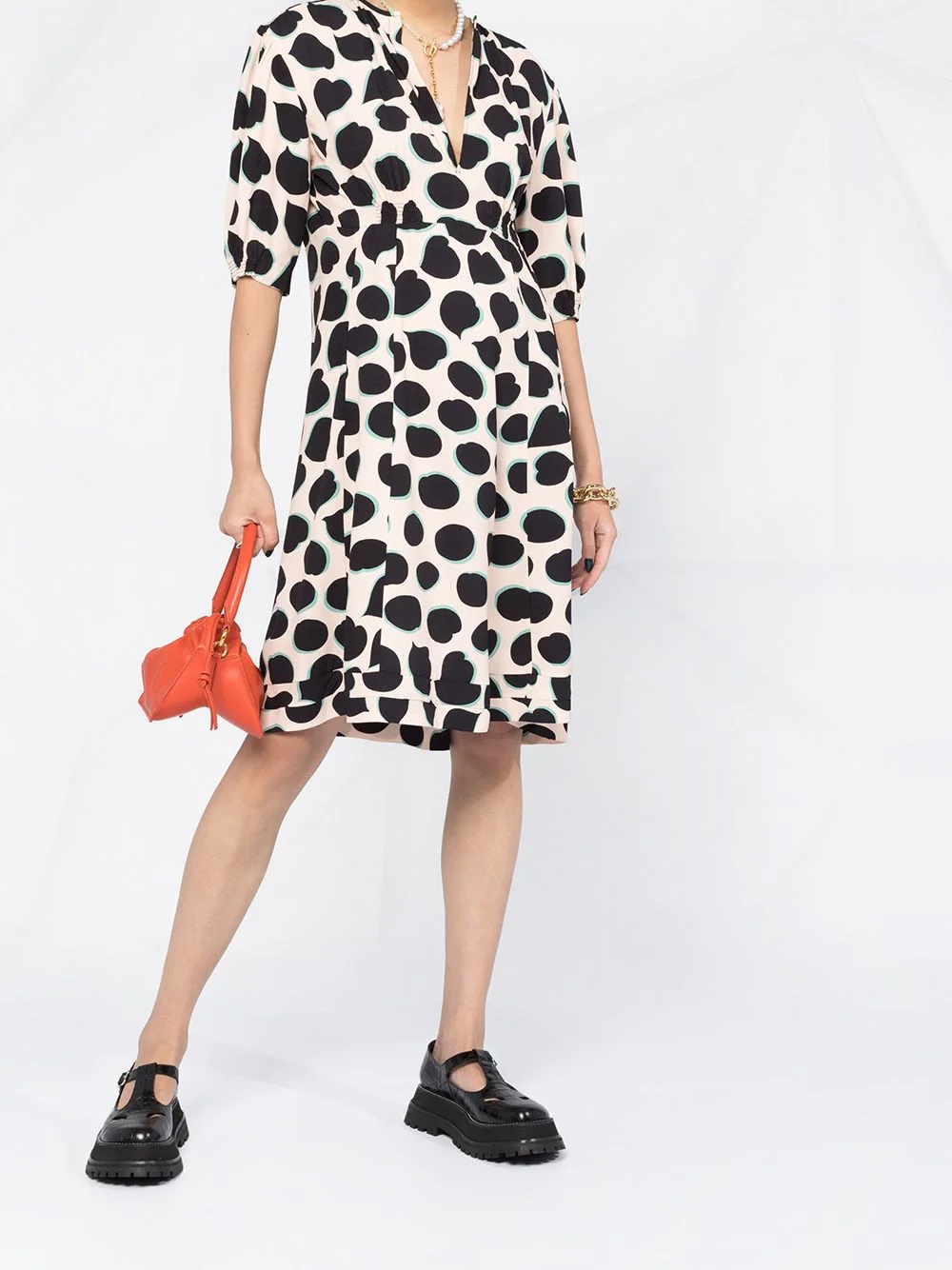 polka dot shift dress - 2