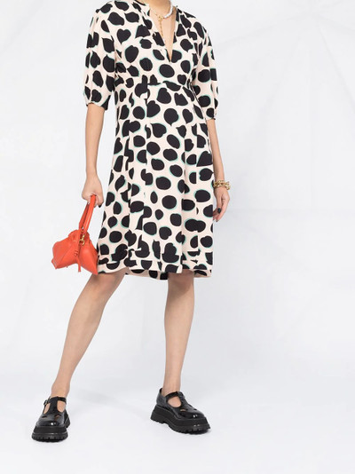 Marni polka dot shift dress outlook