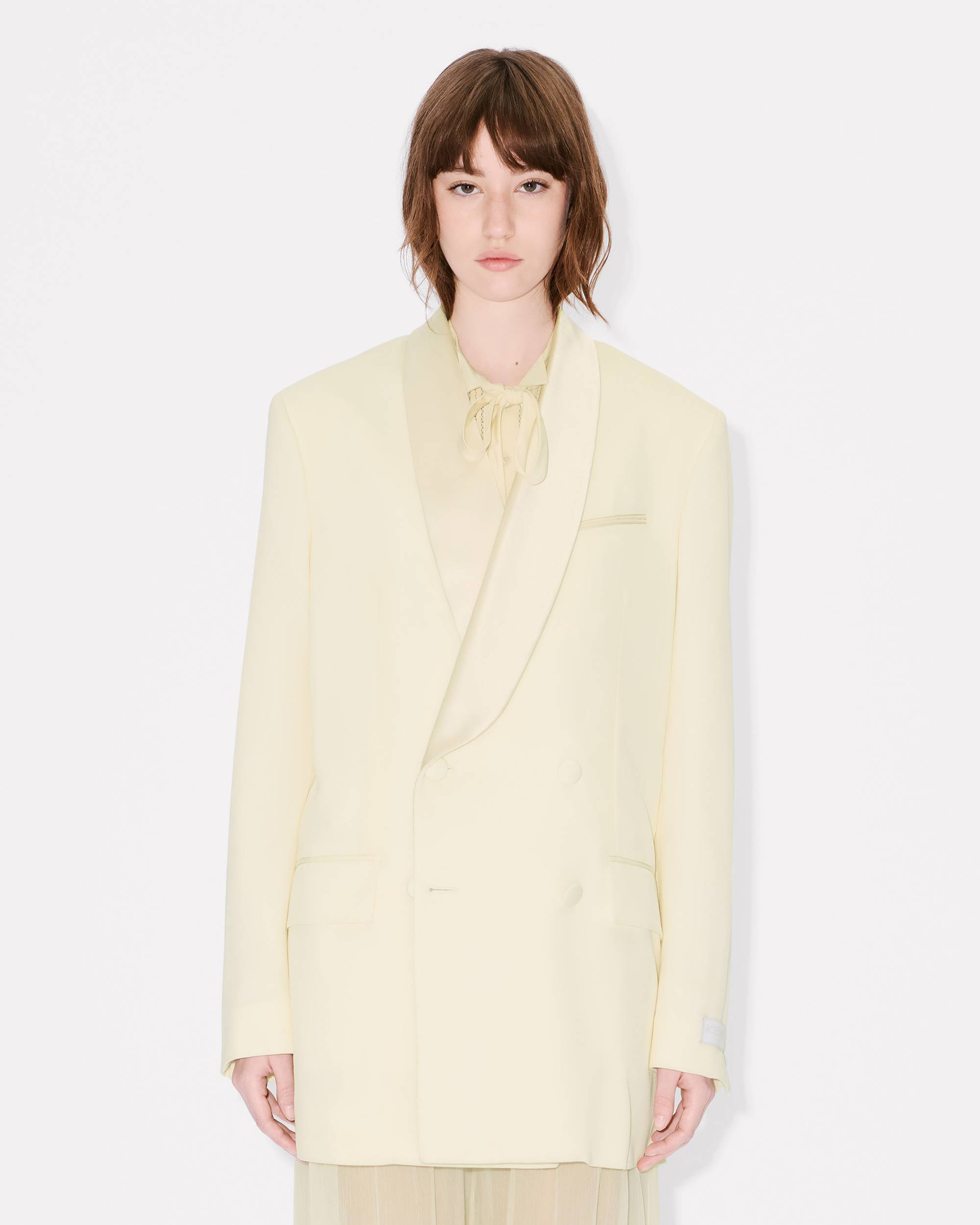 Shawl collar blazer in virgin wool - 4