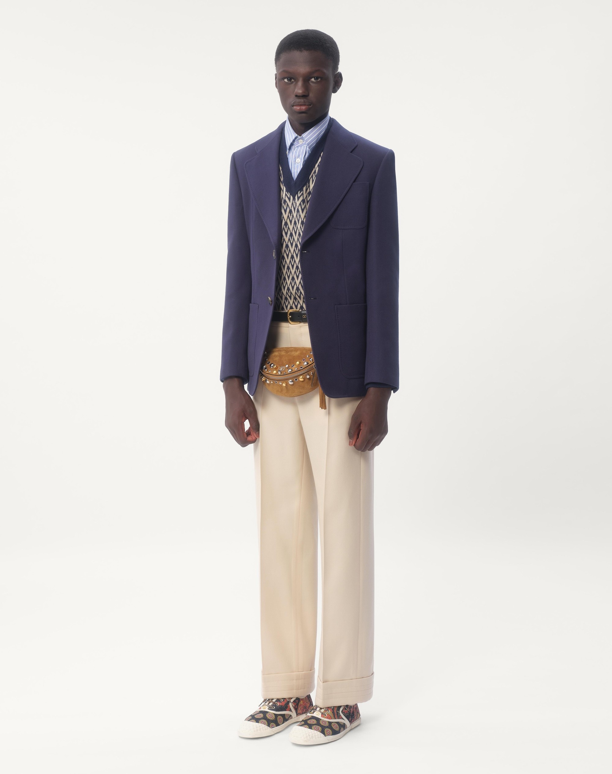 VALENTINO GARAVANI NELLCÔTE SUEDE BELT BAG - 7