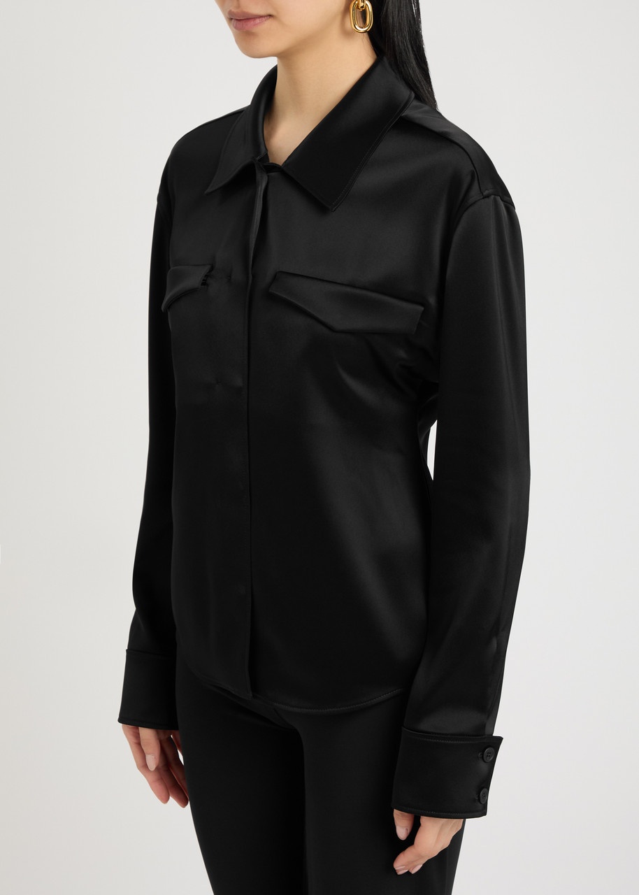 Courrèges Darted Satin Shirt - 2