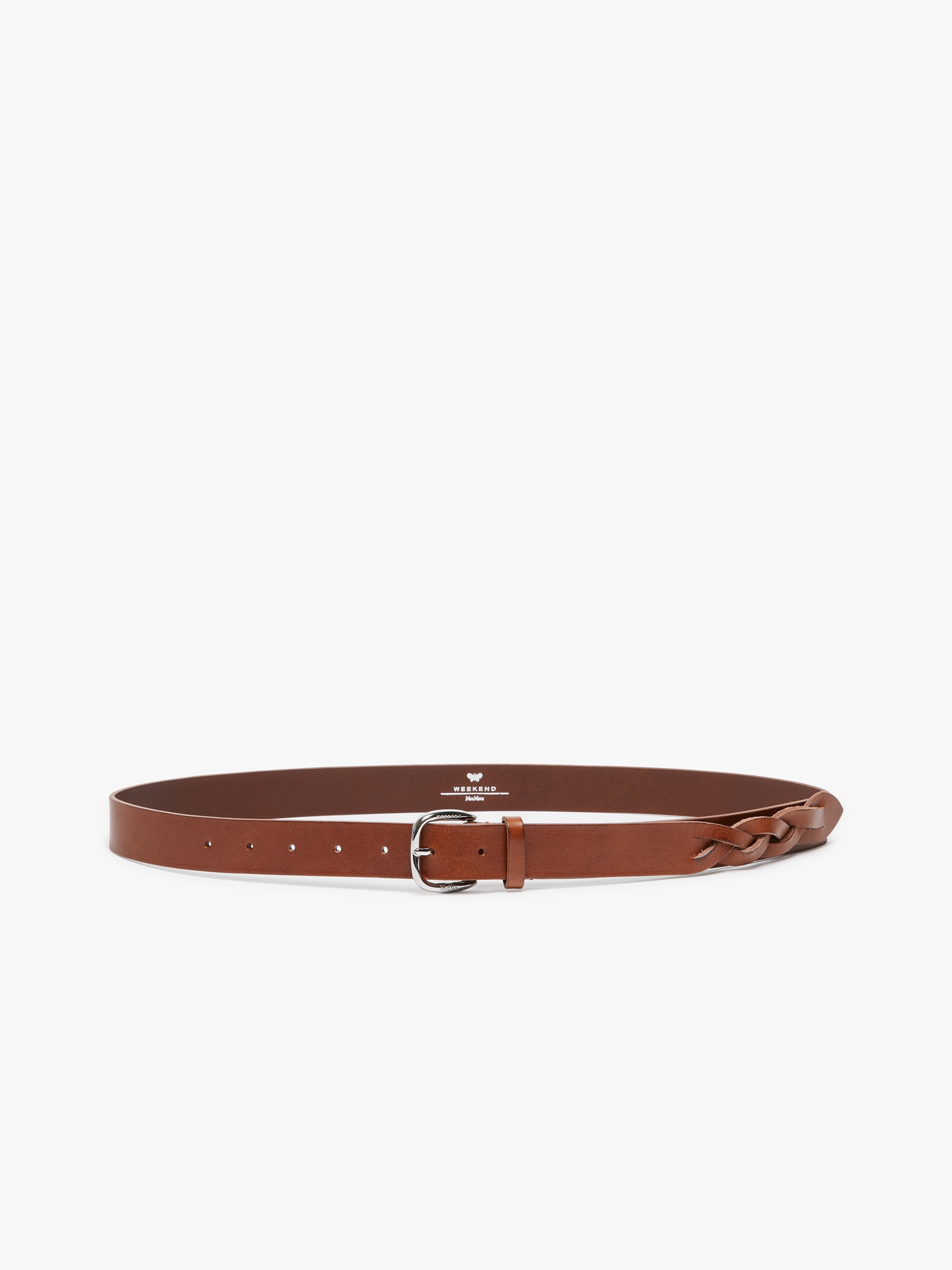 VEZZANO Tip-detail leather belt - 1