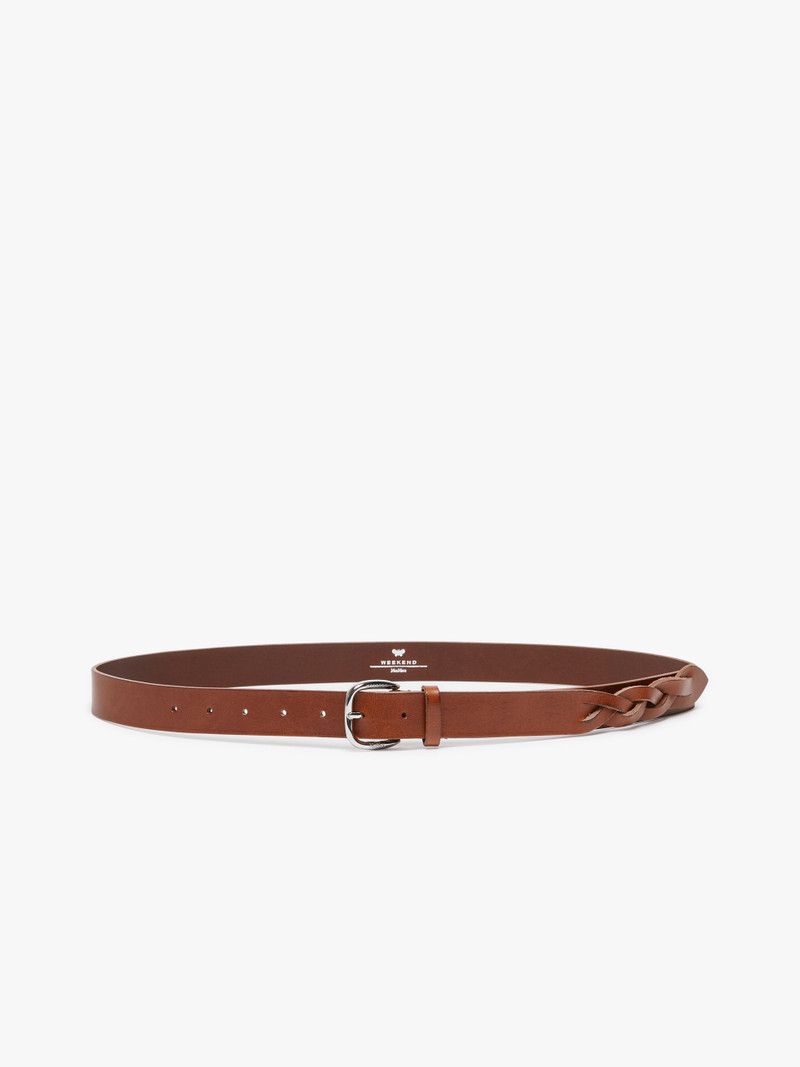 VEZZANO Tip-detail leather belt 1