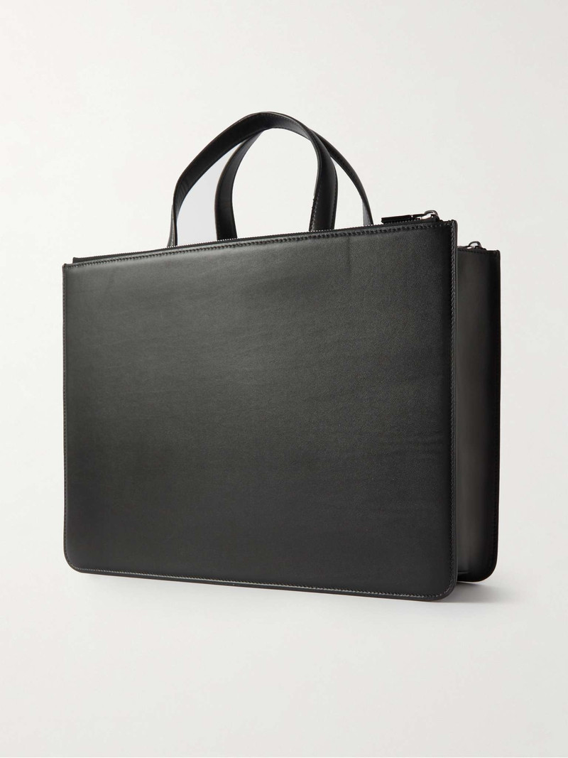 Valentino Garavani Logo-Embellished Leather Briefcase 4
