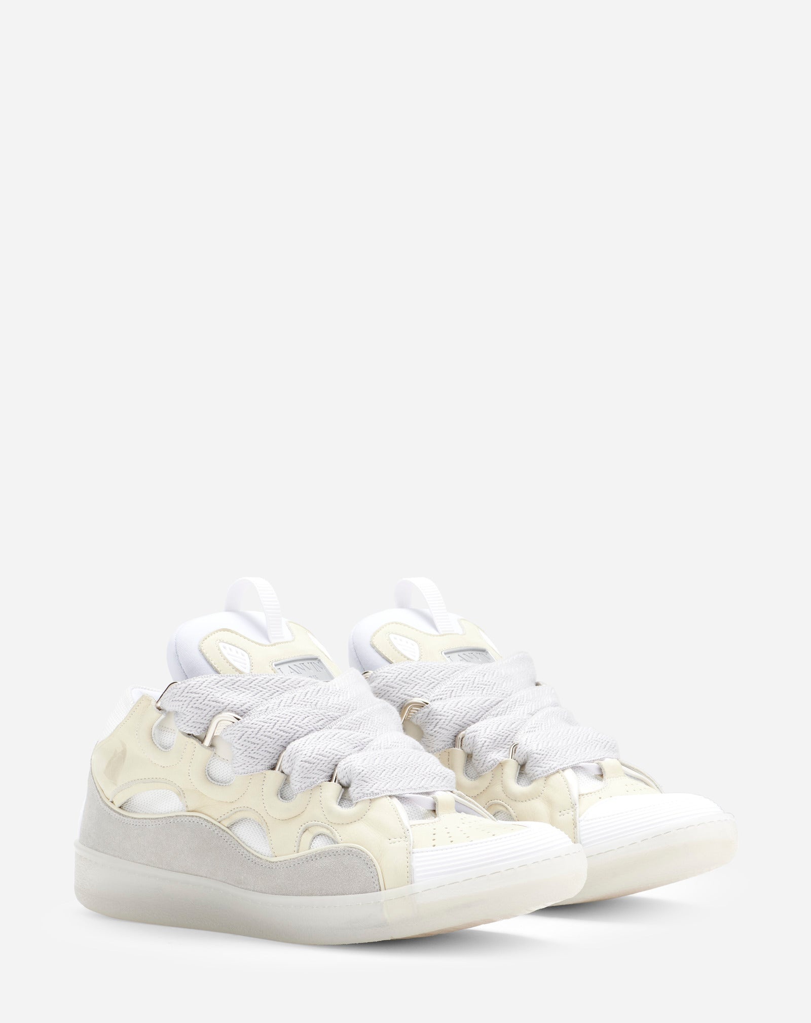 LEATHER CURB SNEAKERS - 2
