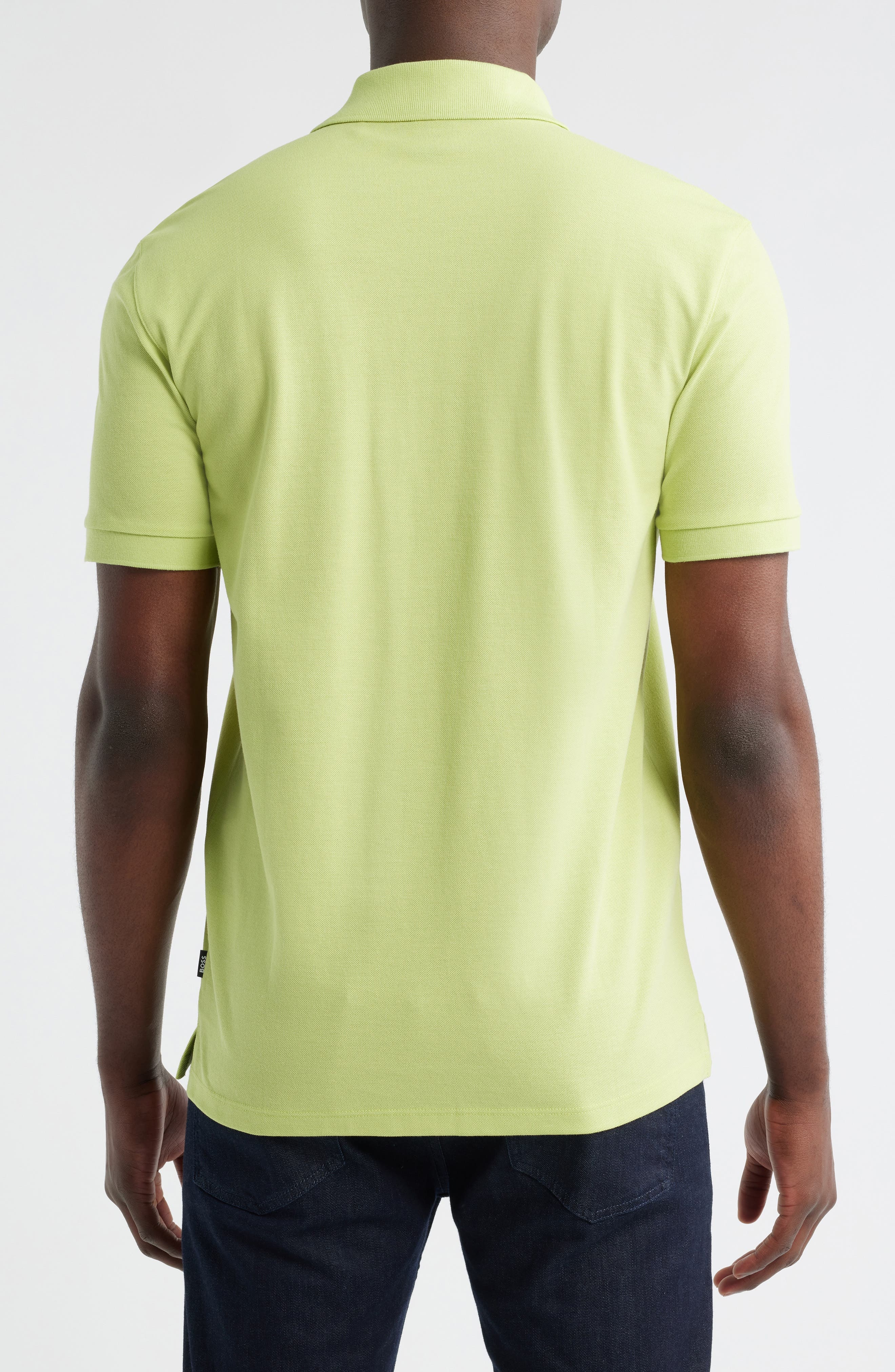BOSS Pallas Cotton Polo in Light Green at Nordstrom - 2