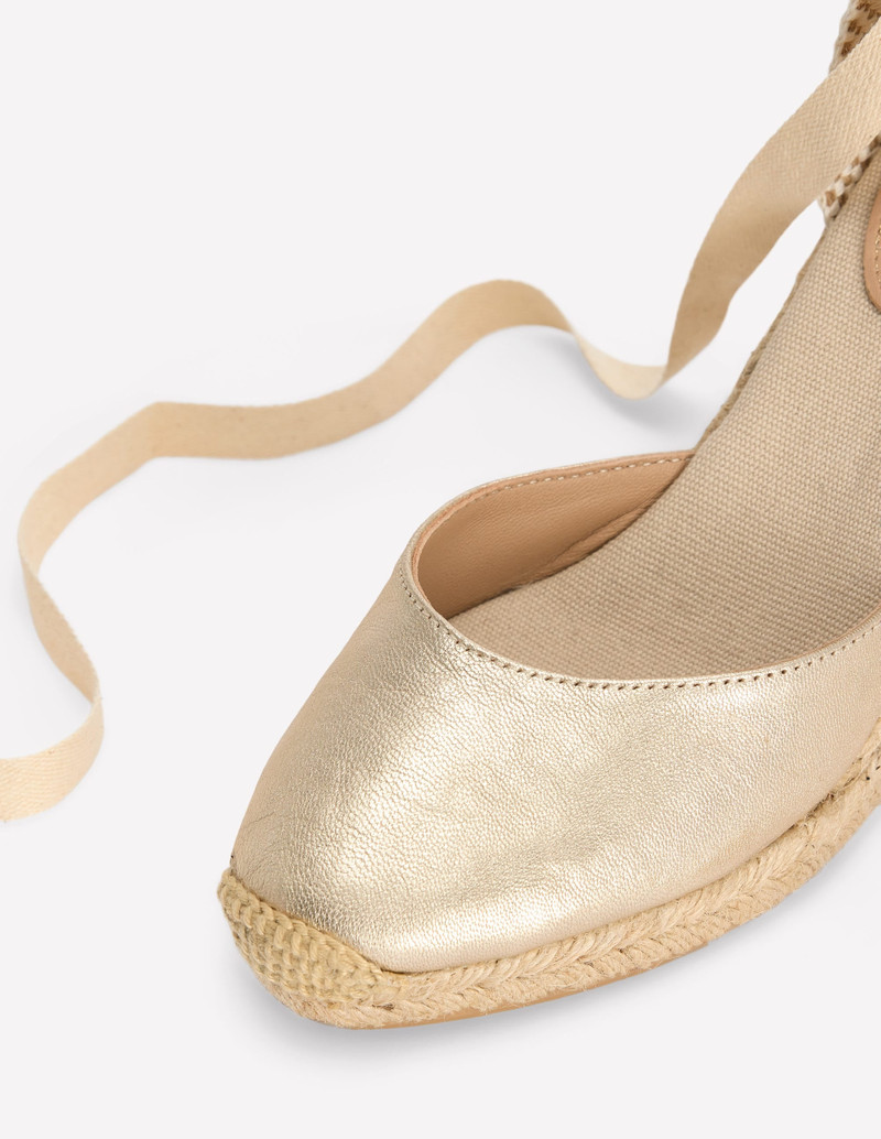Cassie high wedge espadrille-Gold 4