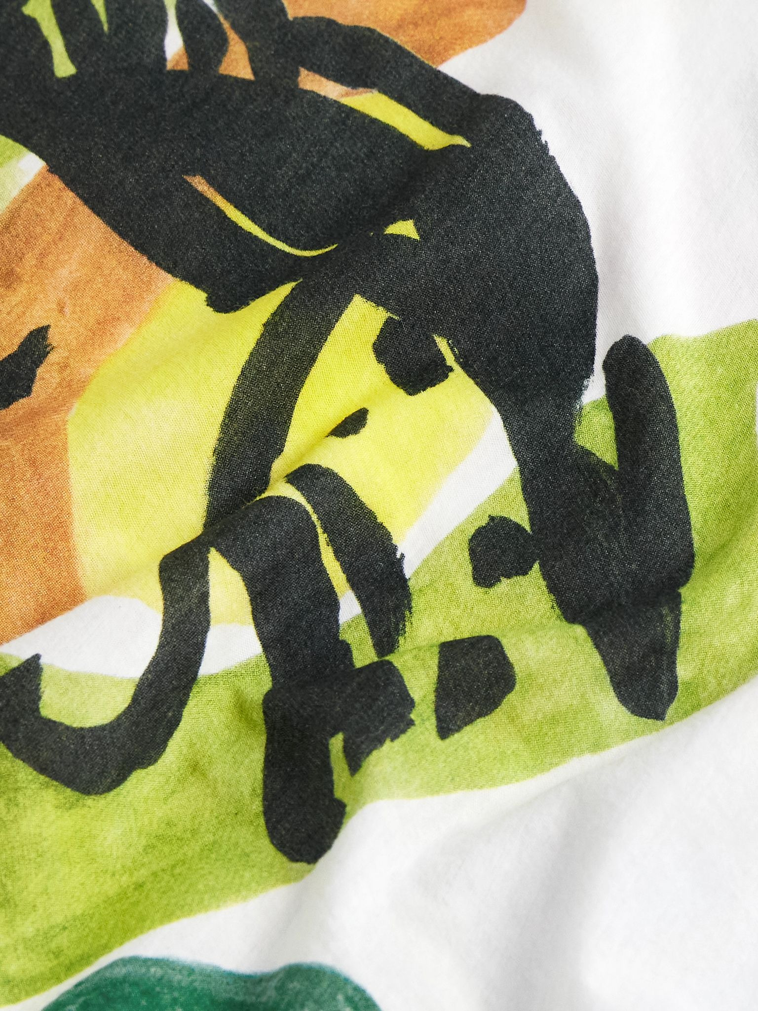 Collage Printed Cotton-Jersey T-Shirt White - 5