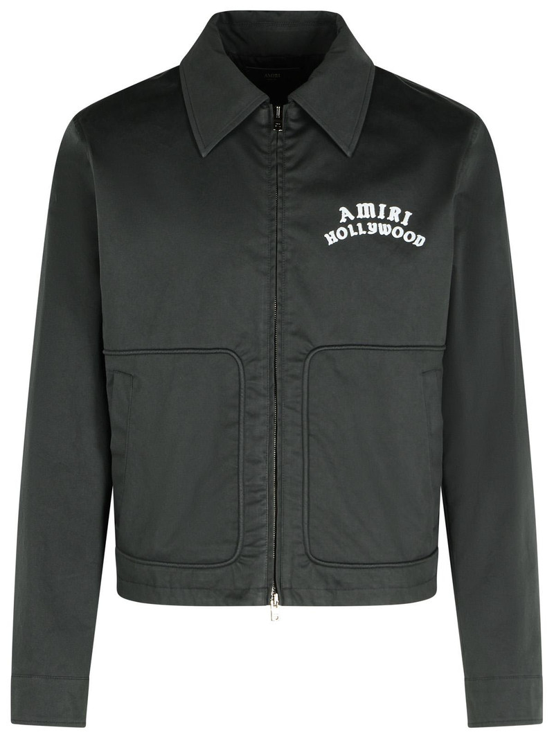 Amiri 'Hollywood' Black Cotton Jacket Men - 1