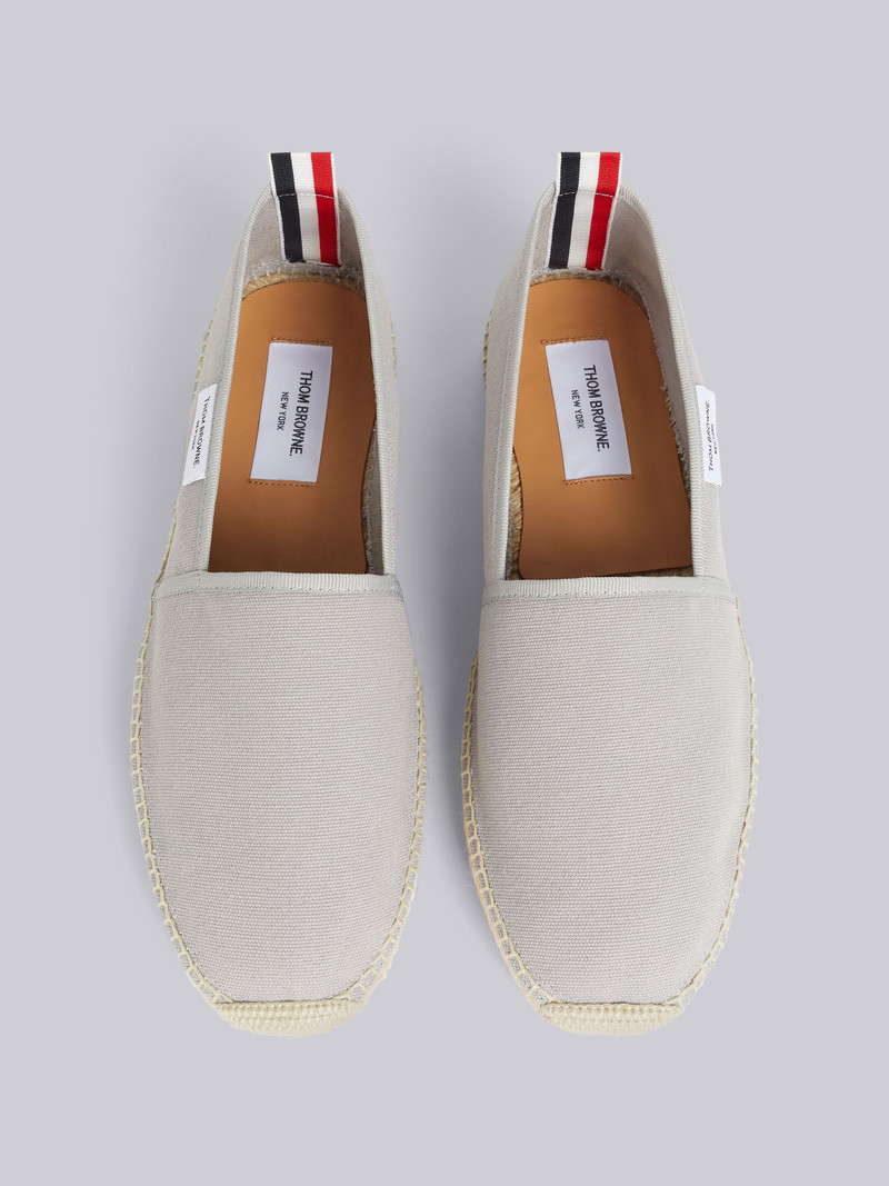 Grey Cotton Canvas Espadrille 4