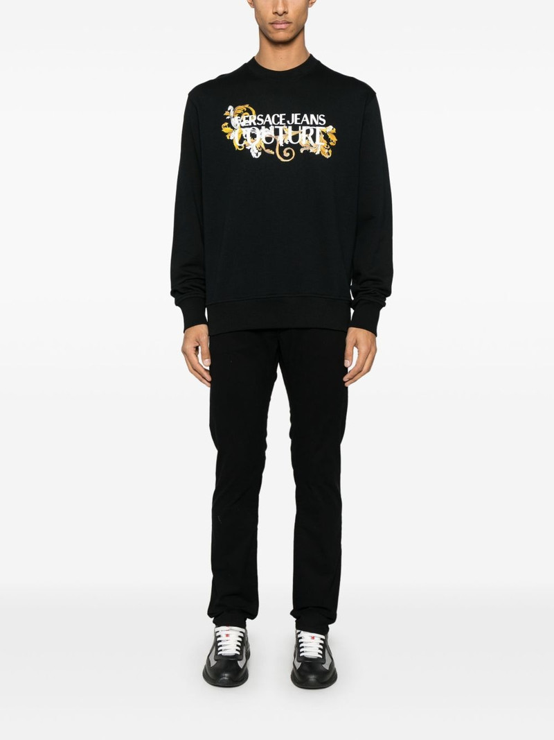 VERSACE JEANS COUTURE Barocco-print sweatshirt outlook