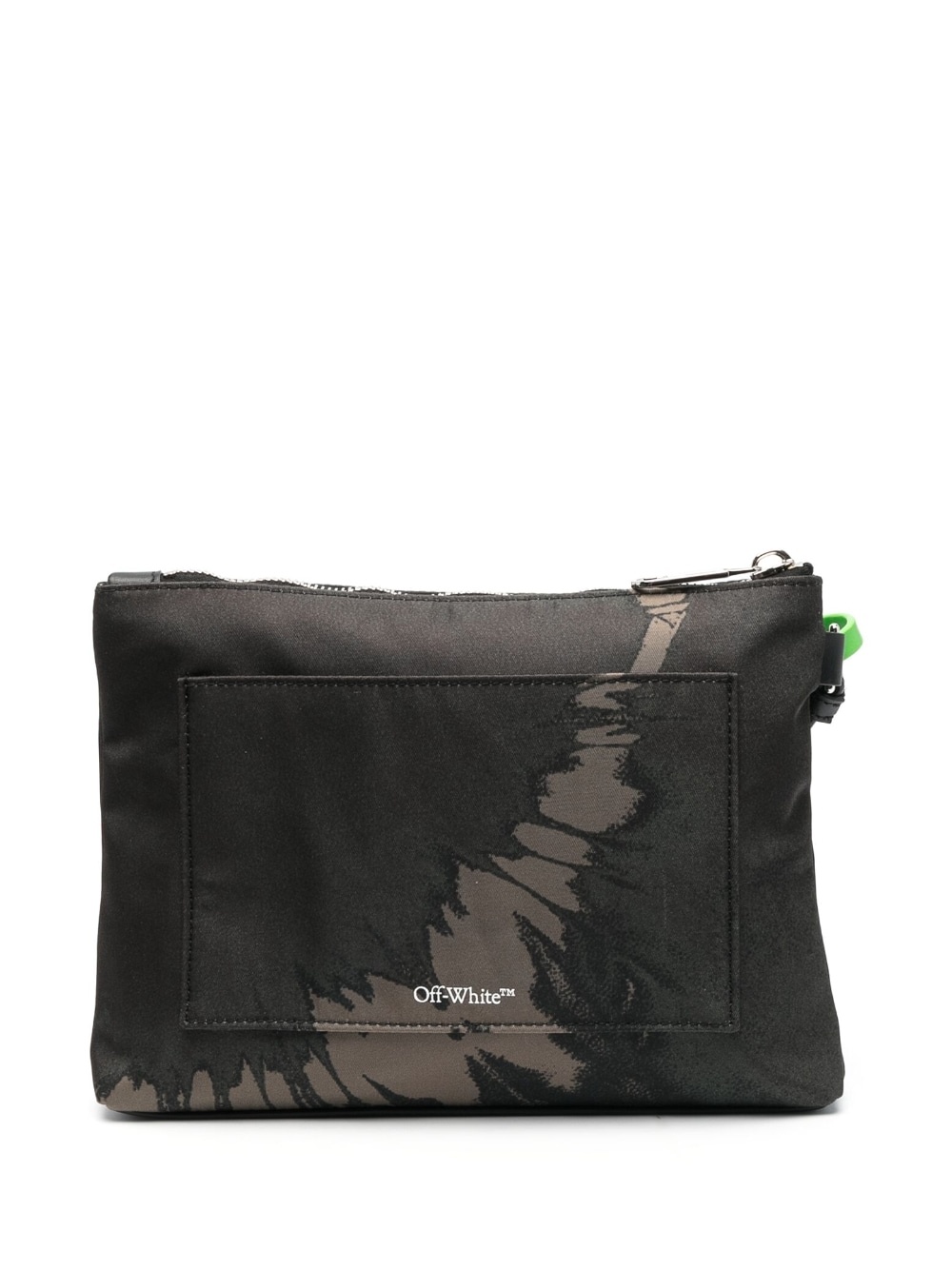 logo-print clutch bag - 2