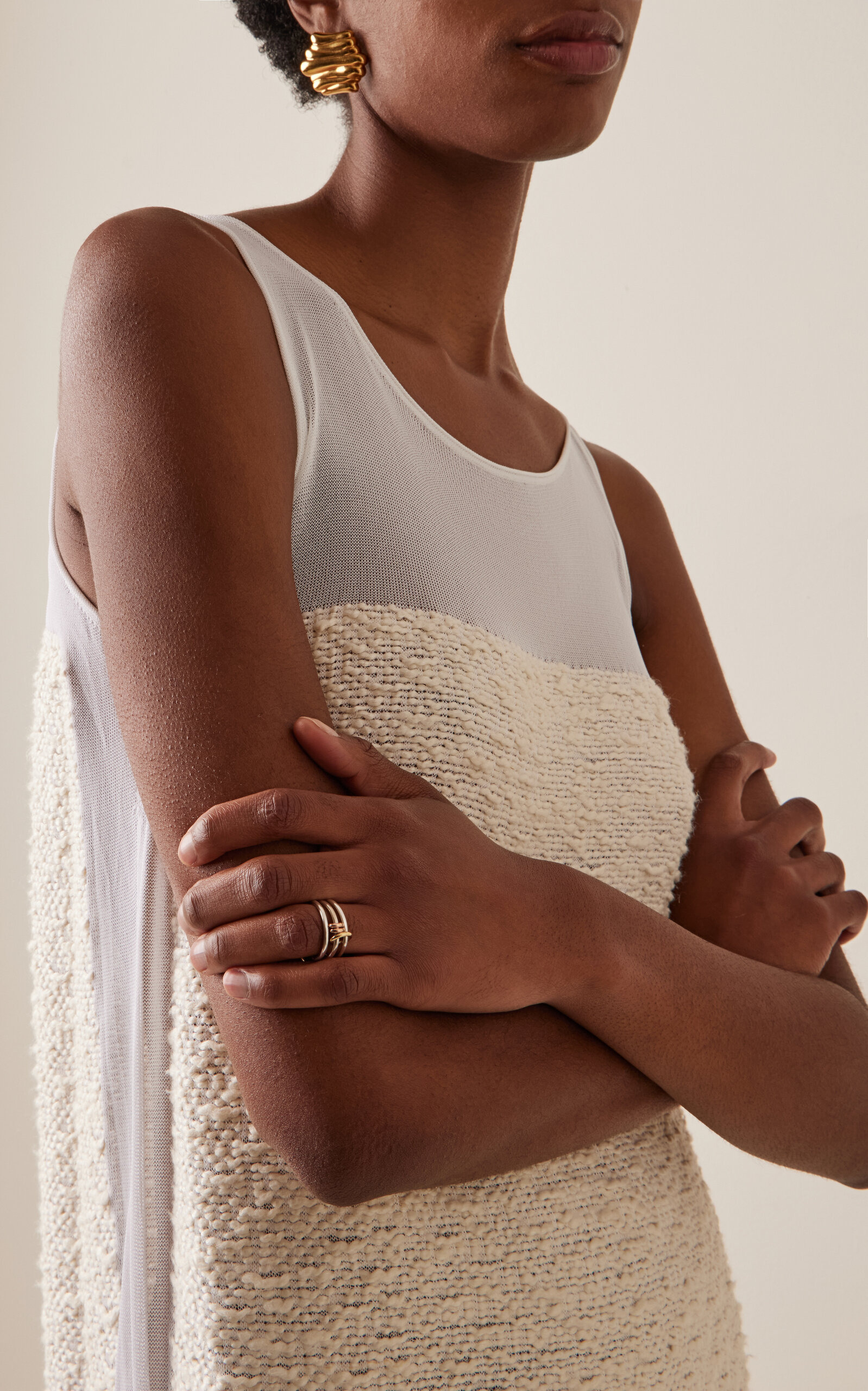 Acacia 18K Yellow Gold, Sterling Silver Ring multi - 2