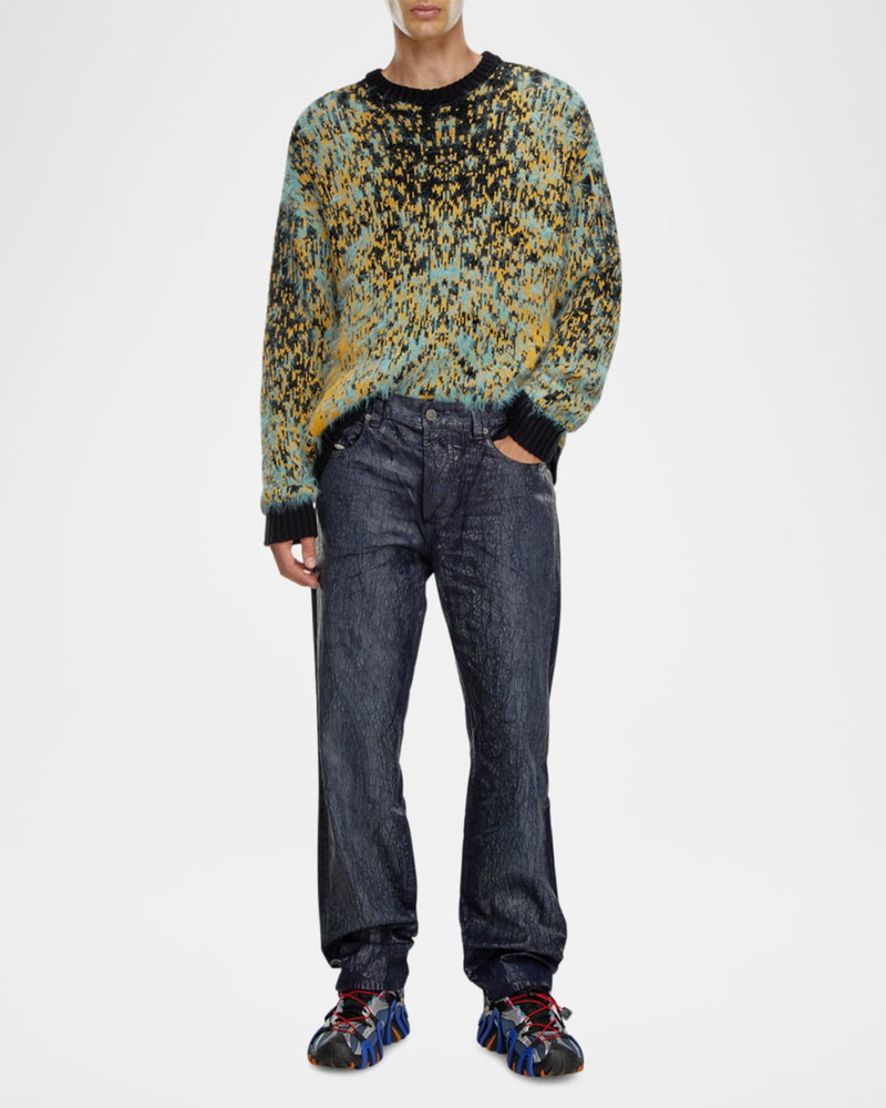 Diesel Men's Coated Loose-Fit Jeans outlook