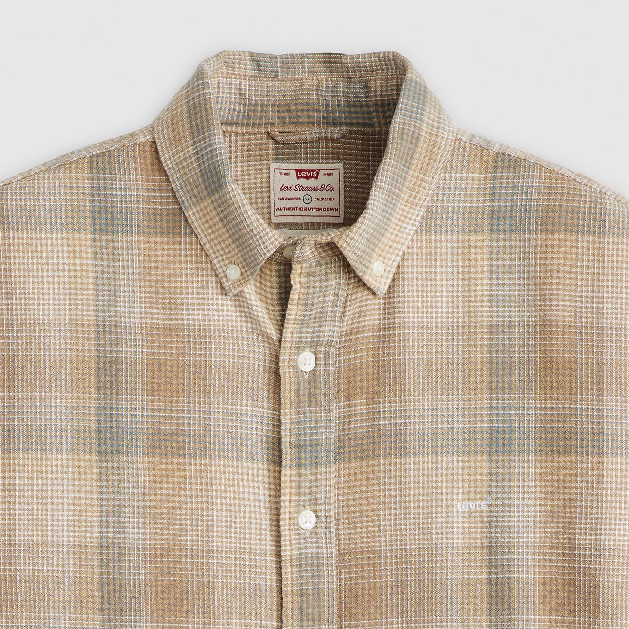 SHORT SLEEVE AUTHENTIC BUTTON-DOWN SHIRT - 6