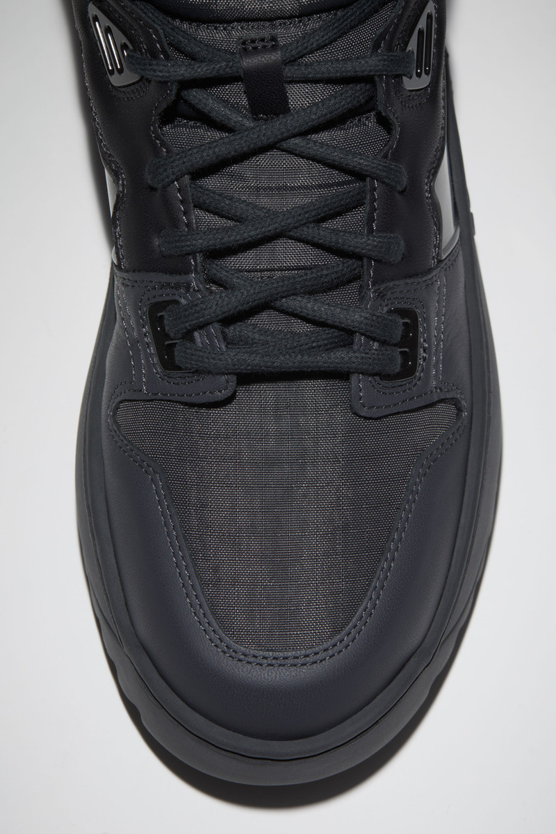 High top leather sneakers - Multi anthracite 5