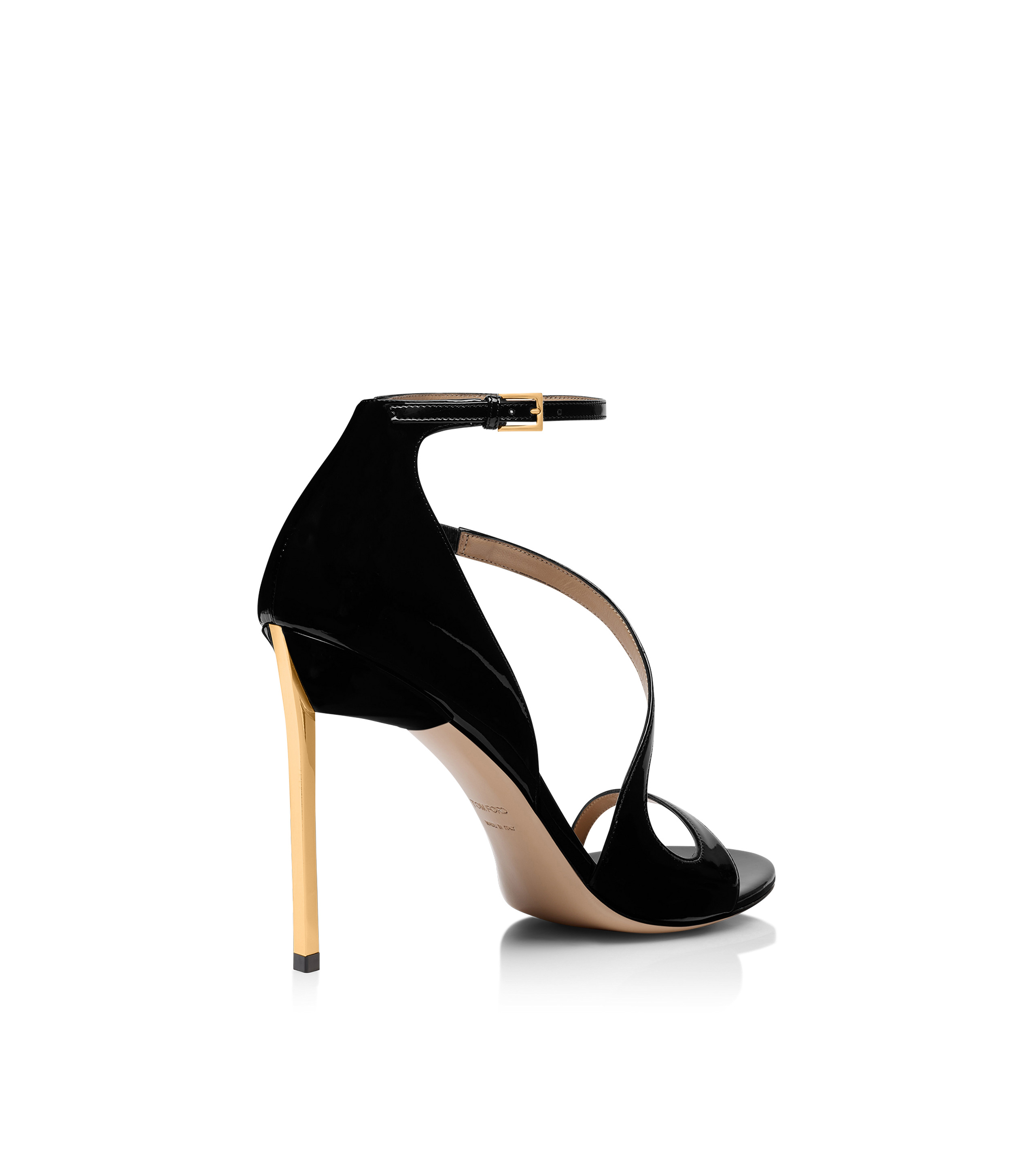 PATENT LEATHER NEWTON SANDAL - 3