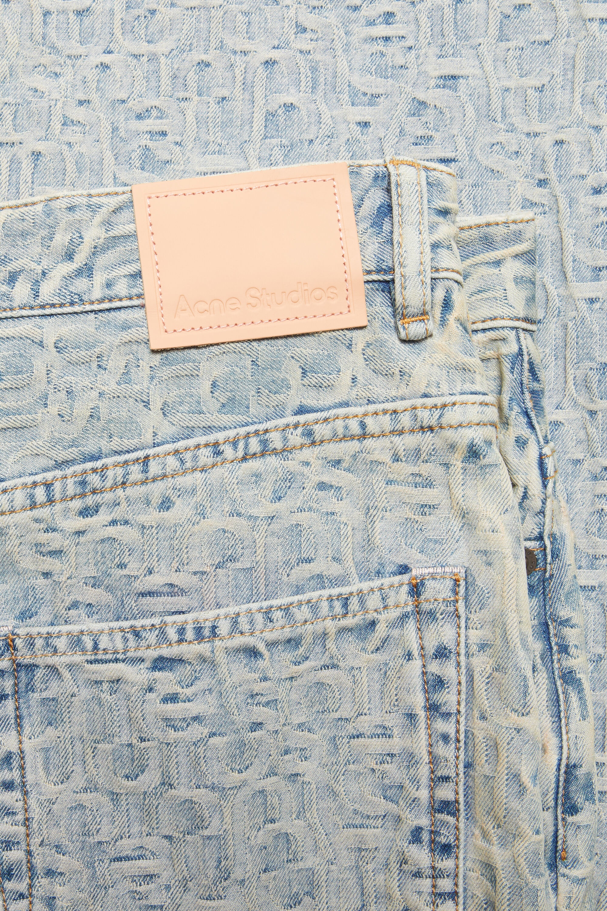 Relaxed fit jeans - 2022 Monogram - Blue/beige - 7