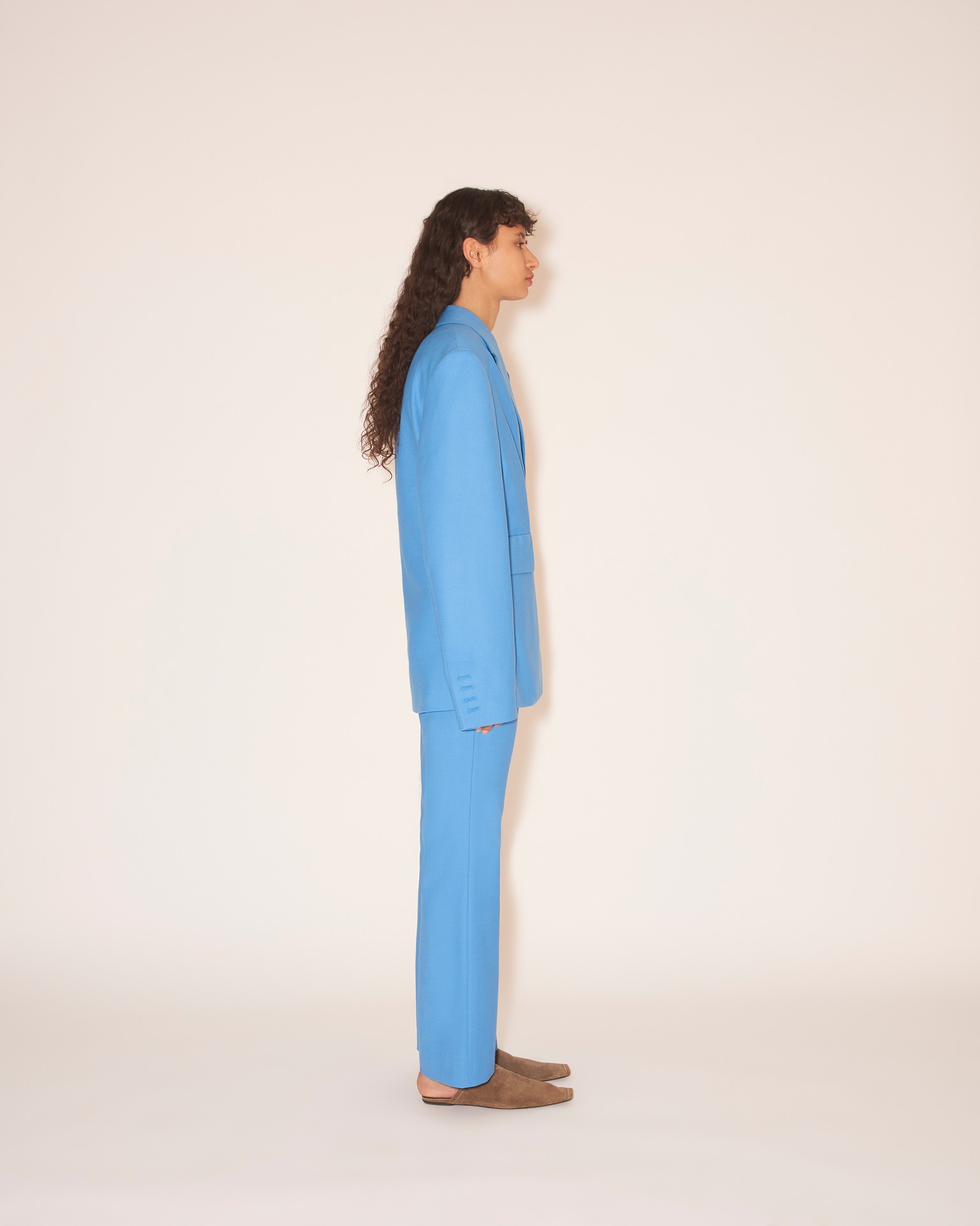 DANNI - Asymmetric blazer - Electric blue - 5