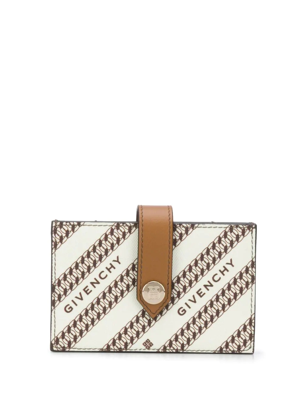 logo diagonal stripe cardholder - 1