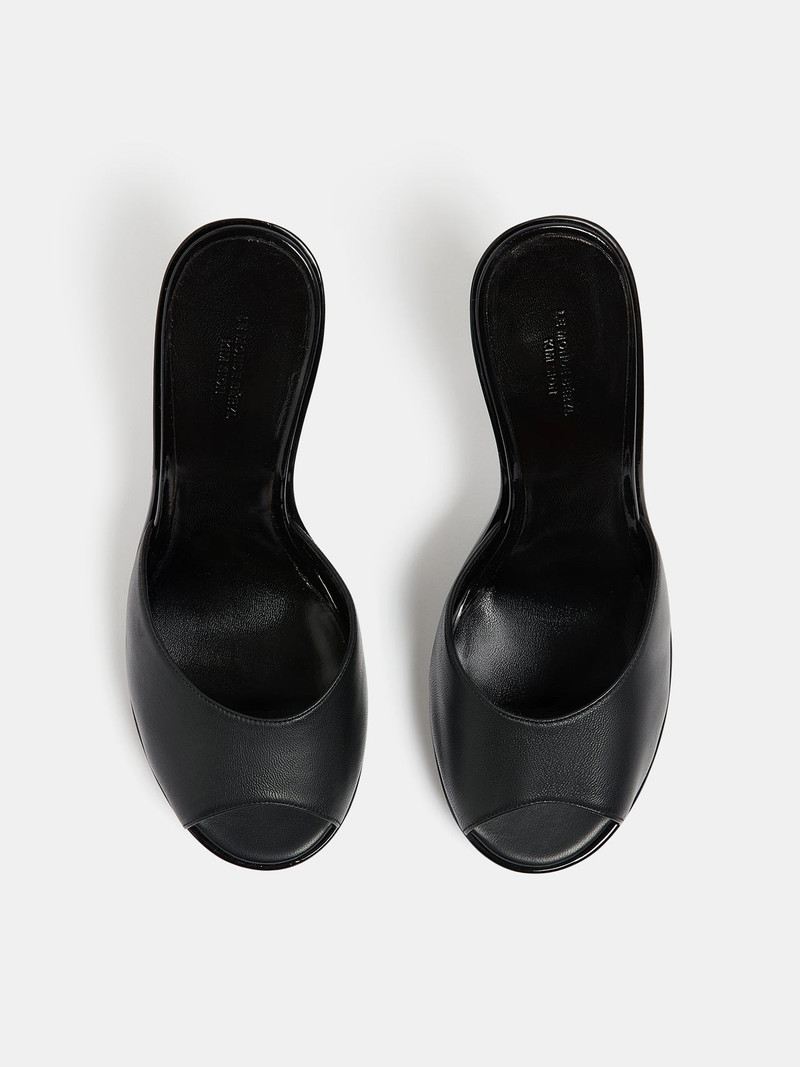 Kim Sion Cherry Mule / Black Leather 3