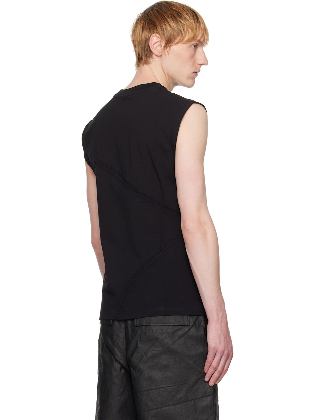Black Pleistos Tank Top - 3
