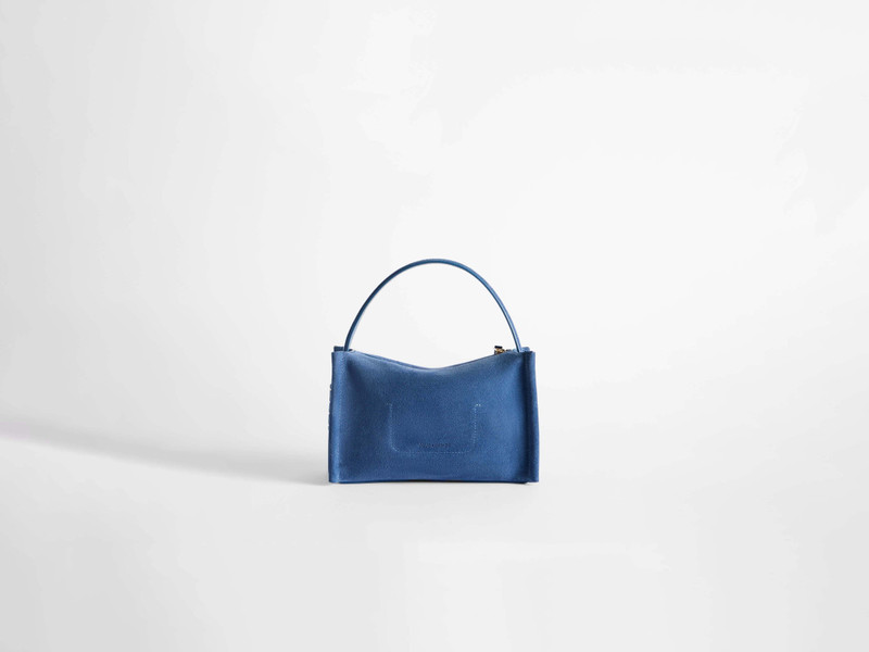 SMALL LOAFER BAG IN MID BLUE 4