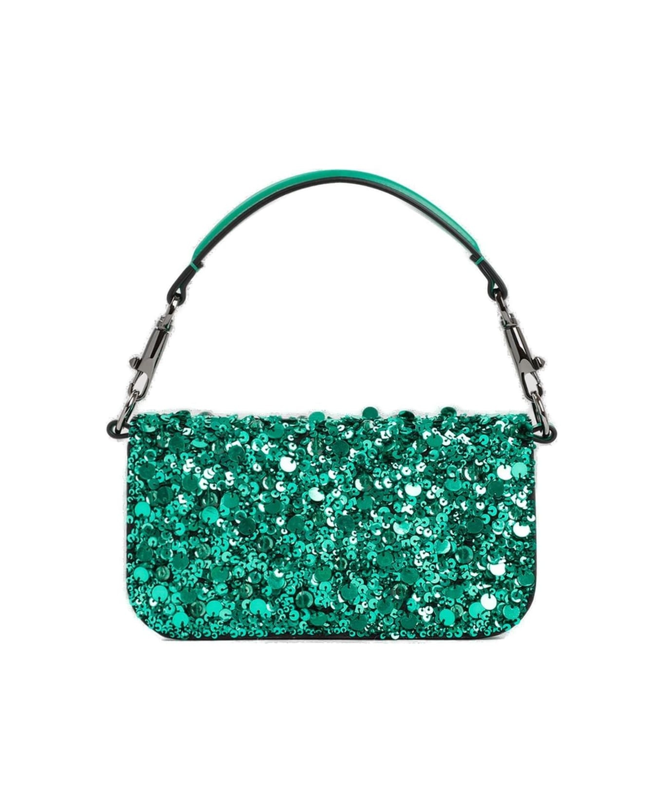 Loc? Vlogo Sequin Foldover Top Shoulder Bag - 2