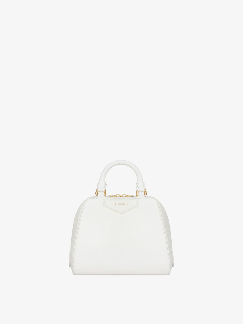 NANO ANTIGONA CUBE BAG IN LEATHER 1