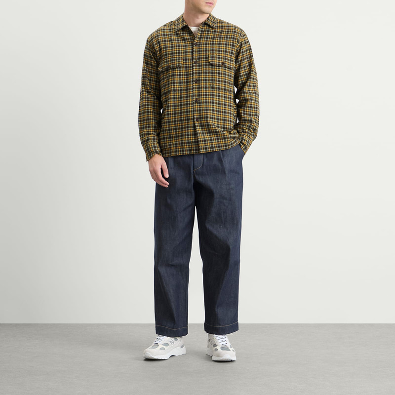 Universal Works Universal Works Bang Check Utility Overshirt outlook