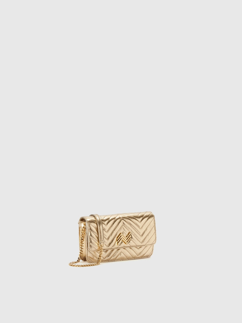 Missoni On-chain wallet in zig zag leather outlook