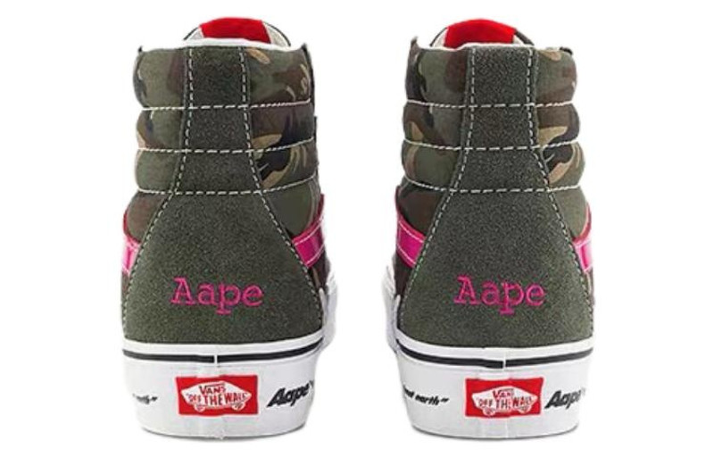 Vans Vans SK8-Hi x AAPE 'Bolt - Green Camo' VN0A5JIVCMA outlook