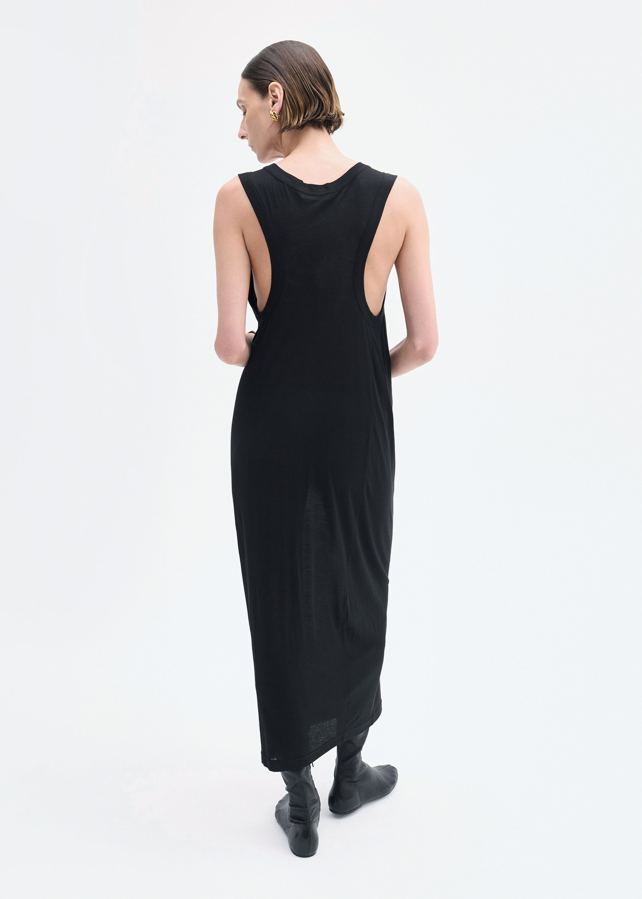 Tank Dress in Slub Jersey - 4