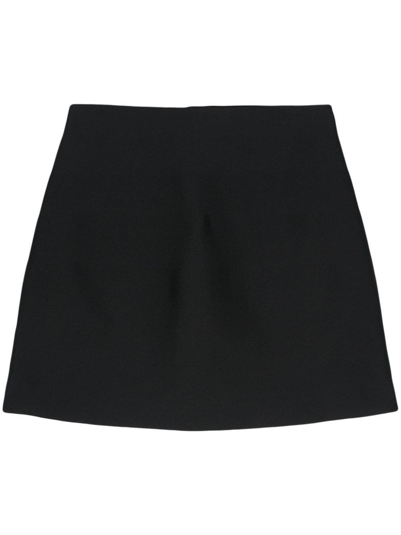 fine-ribbed mini skirt 1