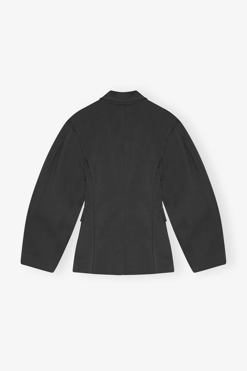 BLACK STRUCTURED BLAZER 6