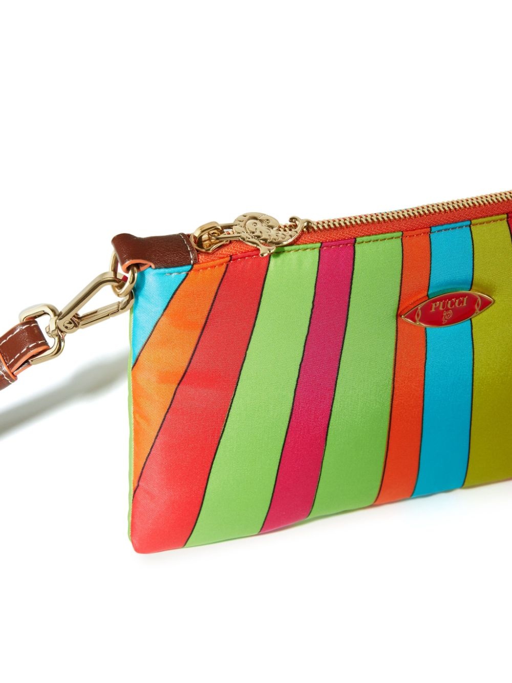 Iride-print clutch bag - 5