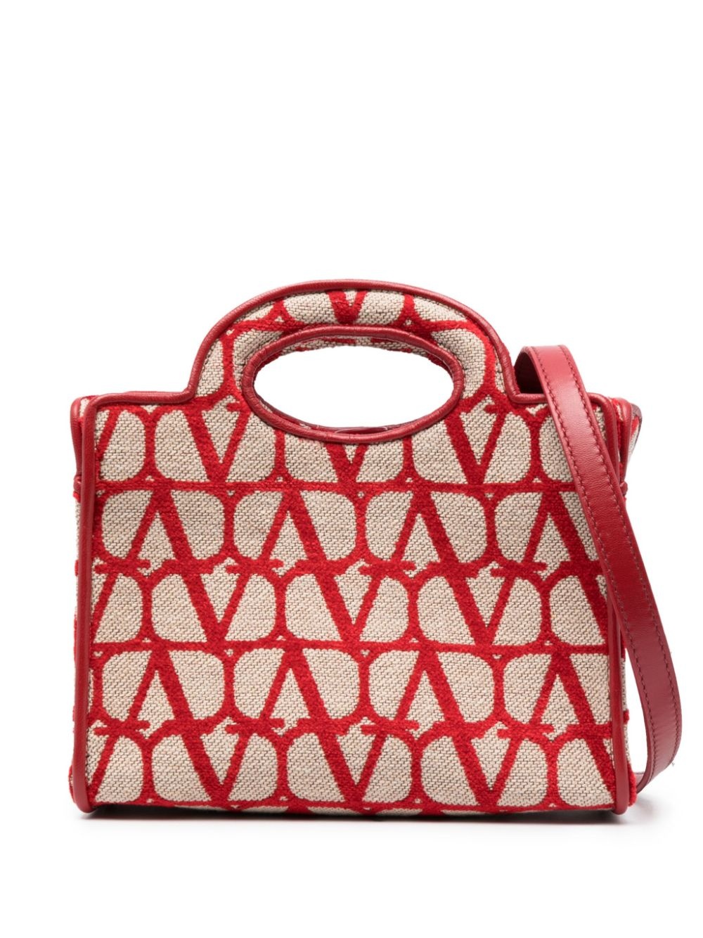 mini Le Troisième jacquard tote bag - 1