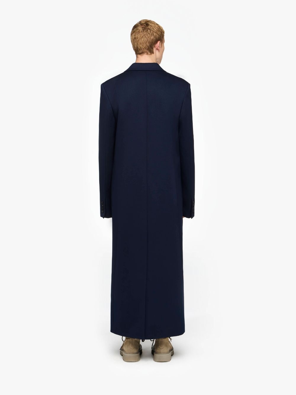 LONG COAT WITH SATIN HANDKERCHIEF - 3