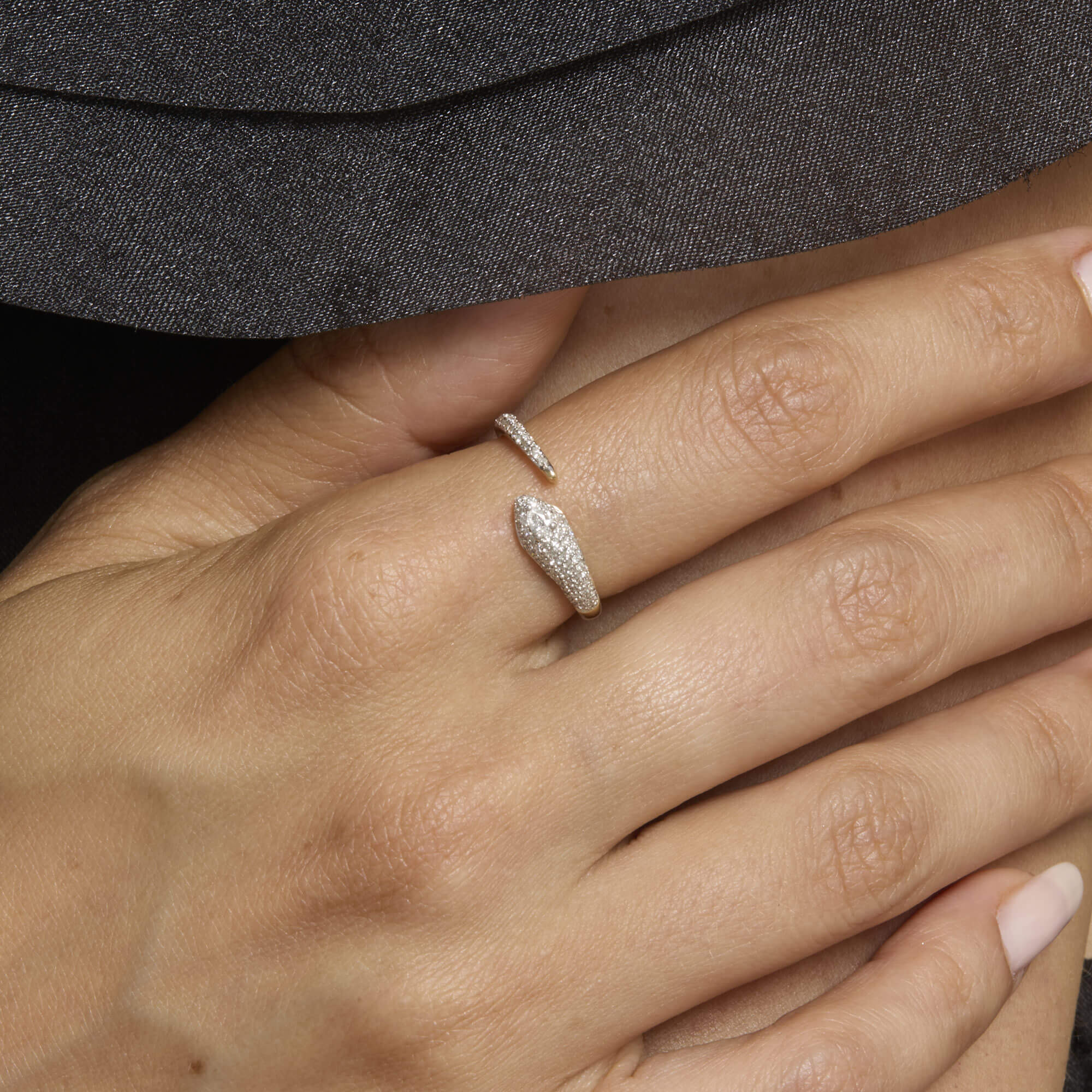 The Pavé Diana Ring - 2