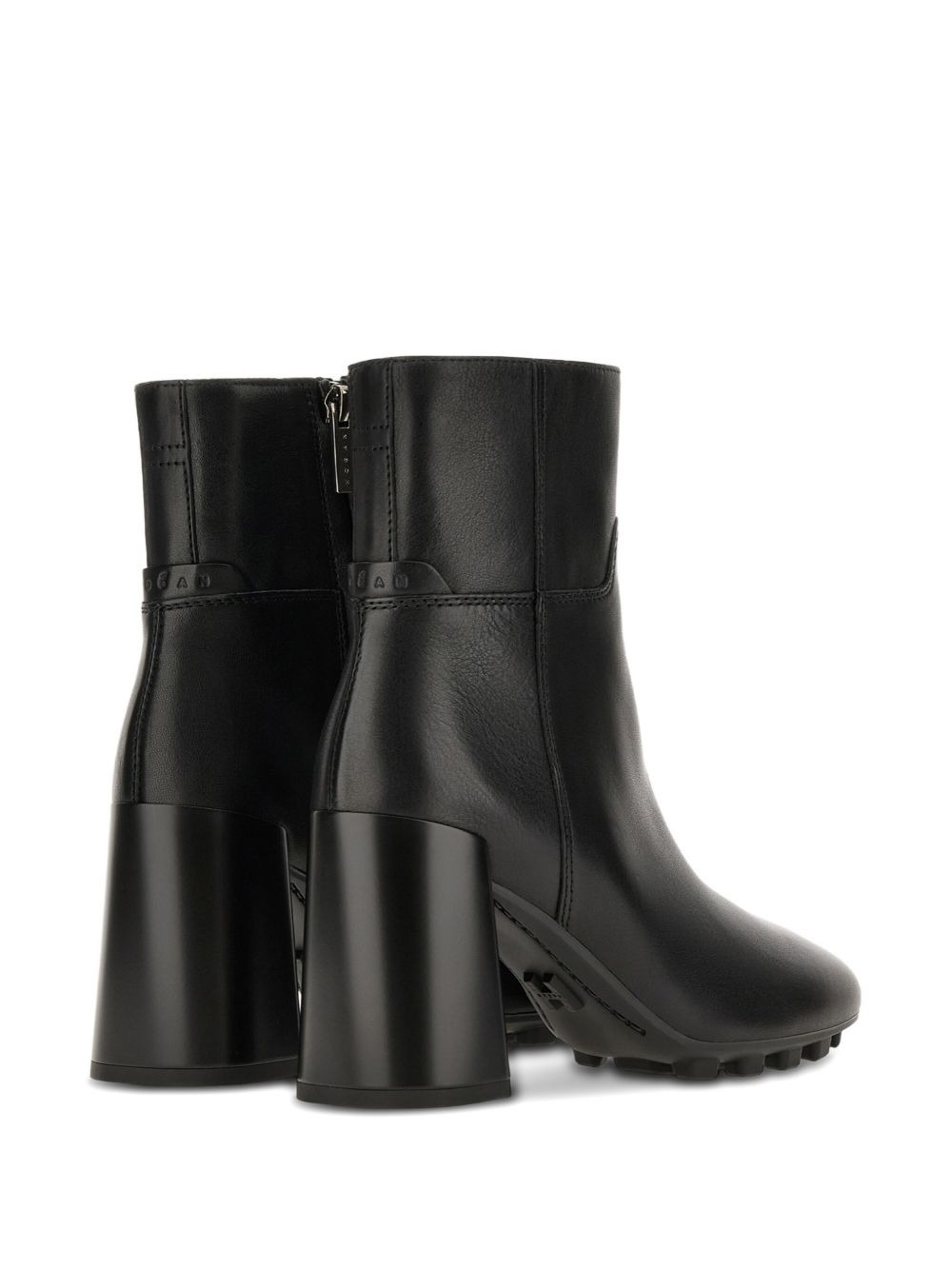 90mm leather boots - 3