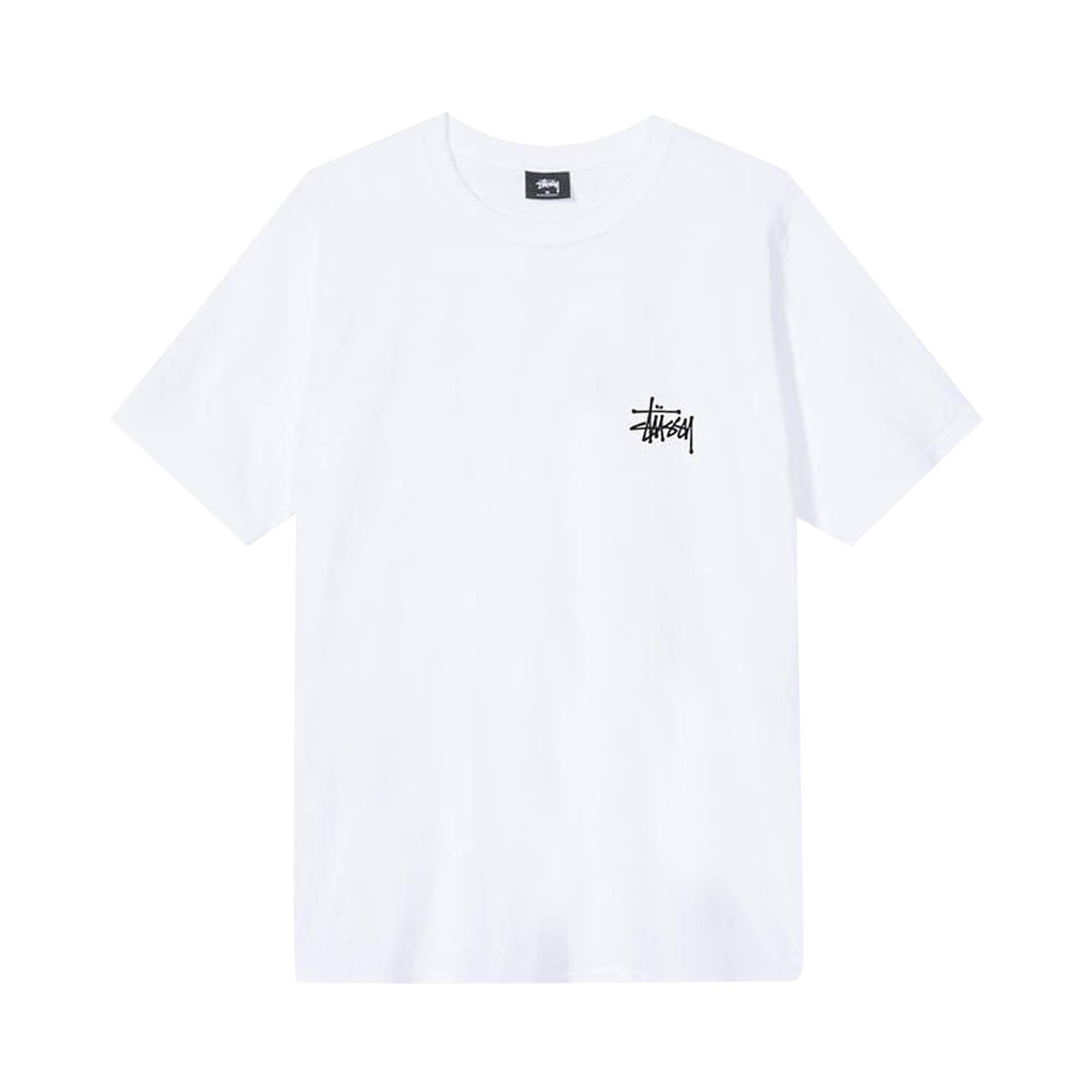 Stussy Basic Tee 'White' - 1